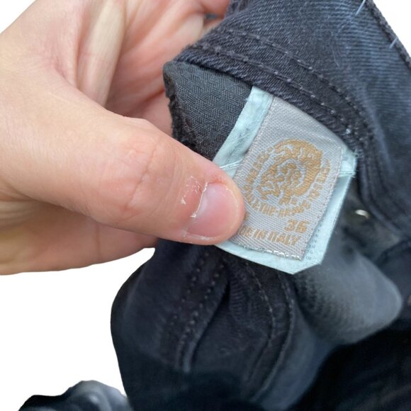 Vintage 2004 Diesel Jeans Size 36 Black - Picture 8 of 10